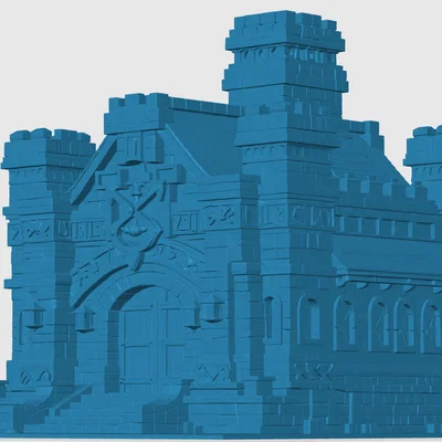 Tòa Thị Chính Người Lùn (Dwarven Townhall), Mô hình trang trí thị trấn