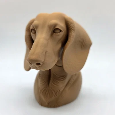 Tượng bán thân chó Dachshund