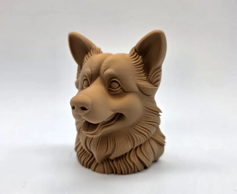 Tượng bán thân Corgi (Corgi Bust) - Image 7