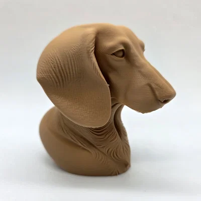 Tượng bán thân chó Dachshund