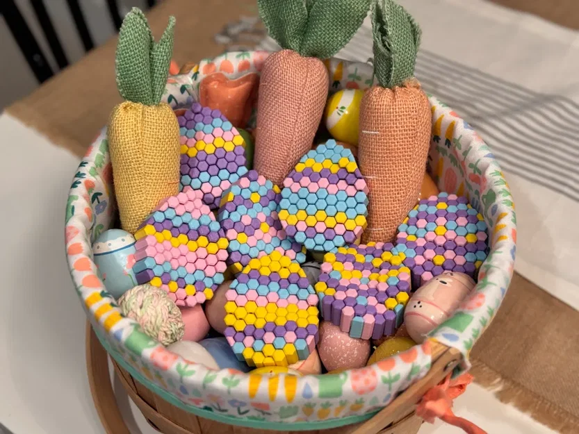 Easter Egg Hex Fidget - Đồ Chơi Xả Stress Hình Trứng Phục Sinh 3D - Image 1