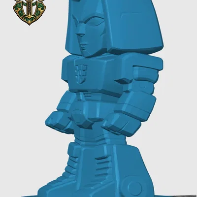 Mô hình 3D Windcharger phong cách Chibi cực chất cho fan Transformers