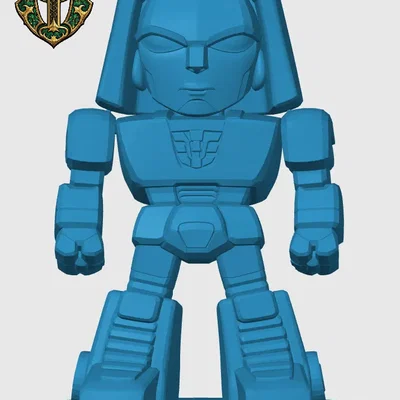 Mô hình 3D Windcharger phong cách Chibi cực chất cho fan Transformers