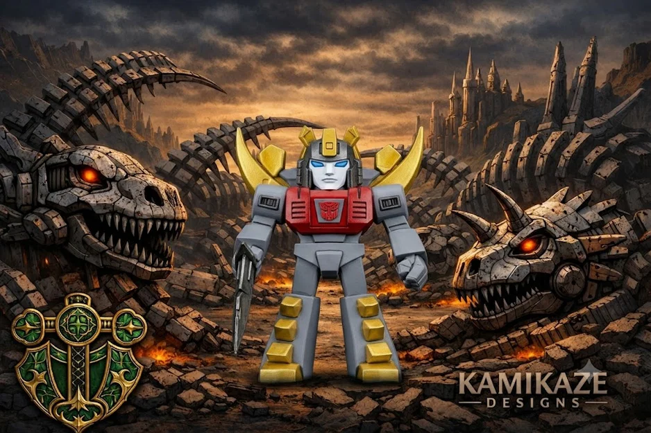 Mô hình in 3D Snarl phong cách Chibi cho người hâm mộ Transformers - Image 1