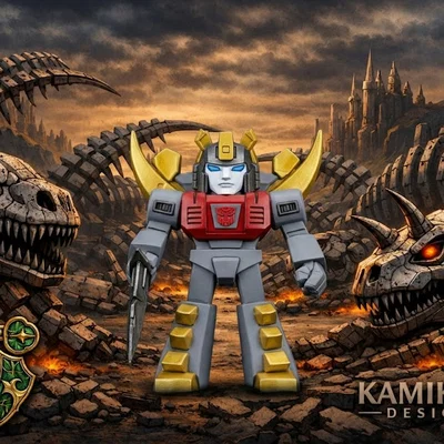 Mô hình in 3D Snarl phong cách Chibi cho người hâm mộ Transformers