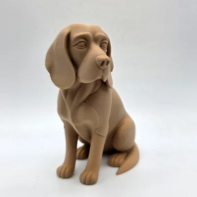 Tượng chó Beagle đang ngồi