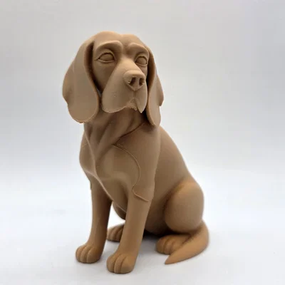Tượng chó Beagle đang ngồi