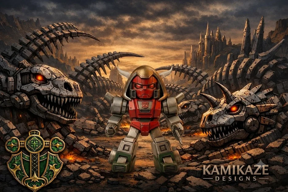 Mô hình 3D Slag Chibi Transformers - Tải file STL in trang trí bàn - Image 1