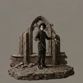 Mô hình 3D Edward Scissorhands (1990) - Tùy chọn đế tròn và nhà thờ - Thumbnail 1