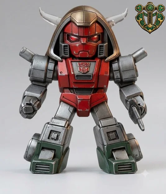 Mô hình 3D Slag Chibi Transformers - Tải file STL in trang trí bàn - Image 2