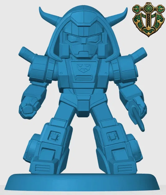 Mô hình 3D Slag Chibi Transformers - Tải file STL in trang trí bàn - Image 4