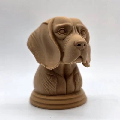 Tượng bán thân chó Beagle