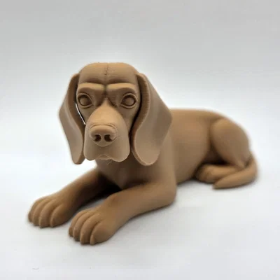 Tượng Chú Chó Beagle Nằm