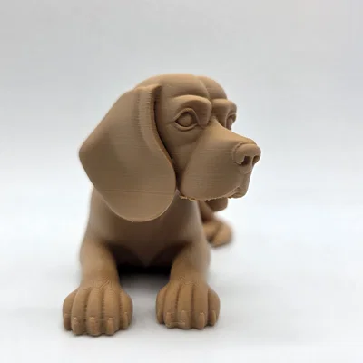 Tượng Chú Chó Beagle Nằm