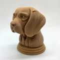Tượng bán thân chó Beagle - Thumbnail 3