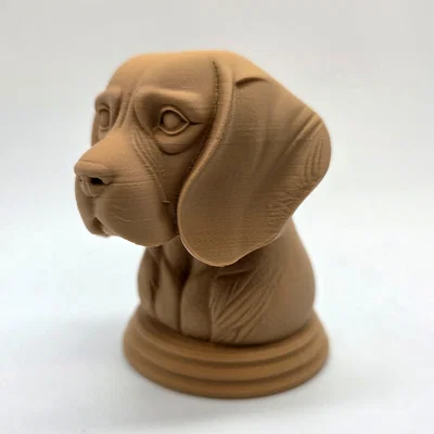 Tượng bán thân chó Beagle