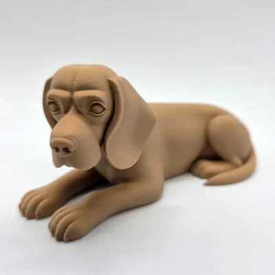 Tượng Chú Chó Beagle Nằm