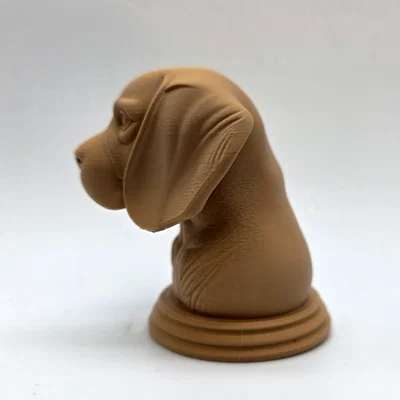Tượng bán thân chó Beagle