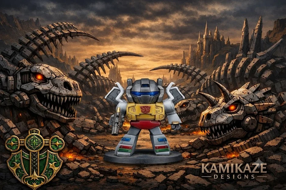 Mô hình Grimlock phong cách Chibi đáng yêu cho fan Transformers - Image 1