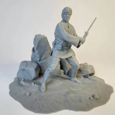 Mô hình 3D Luke Skywalker Star Wars 1977 - File STL in 3D chất lượng cao