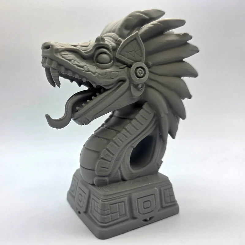 Tượng Bán Thân Quetzalcoatl Phong Cách Giả Đá