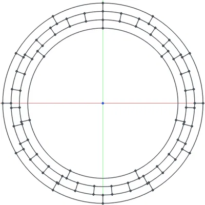 Mô hình bánh răng dạng vòng 3gears chất lượng cao cho in 3D
