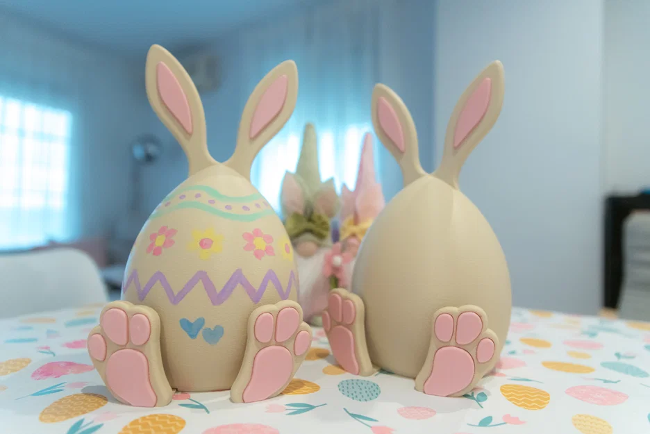 Quả trứng Phục sinh tai thỏ (Easter egg) - Image 1