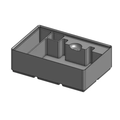 Khay đựng NanoVNA V2 chuẩn Gridfinity - Giữ bàn làm việc ngăn nắp