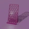 Giá đỡ điện thoại họa tiết lục giác (Hexagon mobile holder) in 3D đẹp - Thumbnail 4