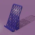 Giá đỡ điện thoại họa tiết lục giác (Hexagon mobile holder) in 3D đẹp - Thumbnail 5