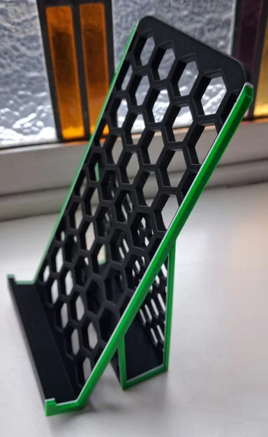 Giá đỡ điện thoại họa tiết lục giác (Hexagon mobile holder) in 3D đẹp - Image 9