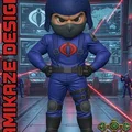 Mô hình 3D Cobra Trooper phong cách Chibi cho người hâm mộ G.I. Joe - Thumbnail 1