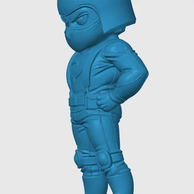 Mô hình 3D Cobra Trooper phong cách Chibi cho người hâm mộ G.I. Joe