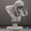 Tượng bán thân Venom - Tượng Marvel - File STL 3D có sẵn support - Thumbnail 2