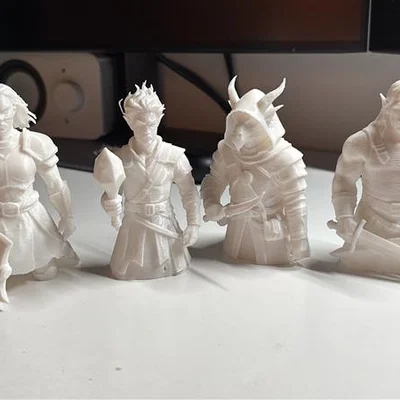 Bộ sưu tập mô hình nhân vật Dungeons and Dragons in 3D cực chất