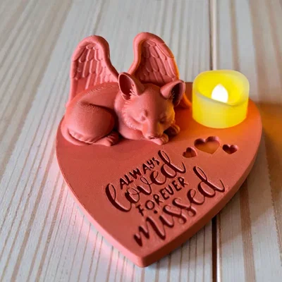 Tượng Thiên Thần Corgi Tưởng Niệm - Mãi Mãi Yêu Thương, Mãi Mãi Nhớ Thương