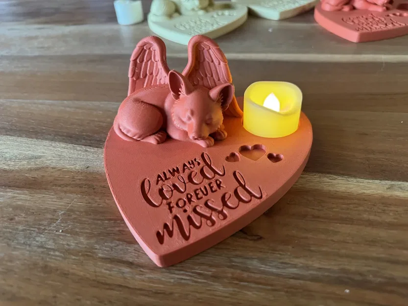Tượng Thiên Thần Corgi Tưởng Niệm - Mãi Mãi Yêu Thương, Mãi Mãi Nhớ Thương - Image 2