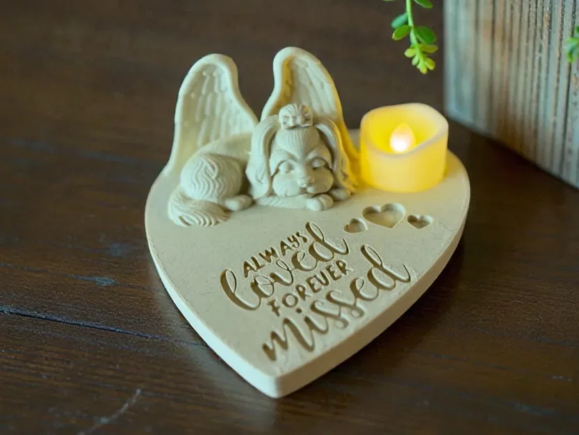 Tượng Thiên Thần Maltese Tưởng Niệm - Mãi Yêu Thương, Mãi Nhớ Nhung - Image 1
