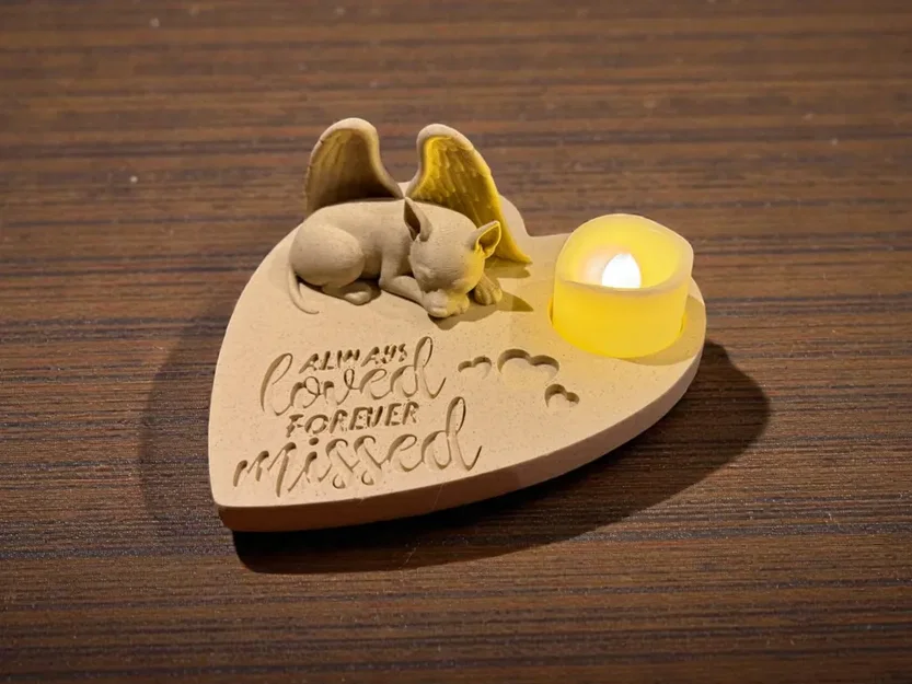 Tượng tưởng niệm thiên thần chó Pinscher – Luôn yêu thương, mãi mãi nhớ mong - Image 1