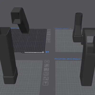 Ống dẫn chất thải 3D cho máy in Anycubic Kobra S1