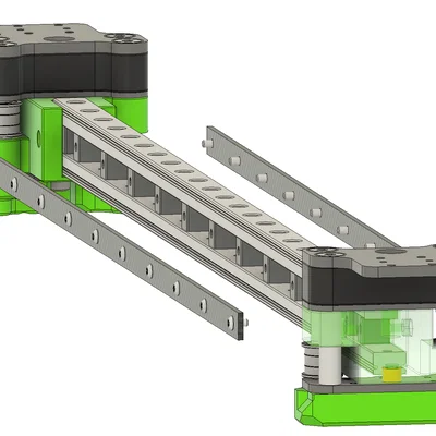 Hệ thống khung đỡ Hybrid siêu cứng cho máy in 3D khổ lớn