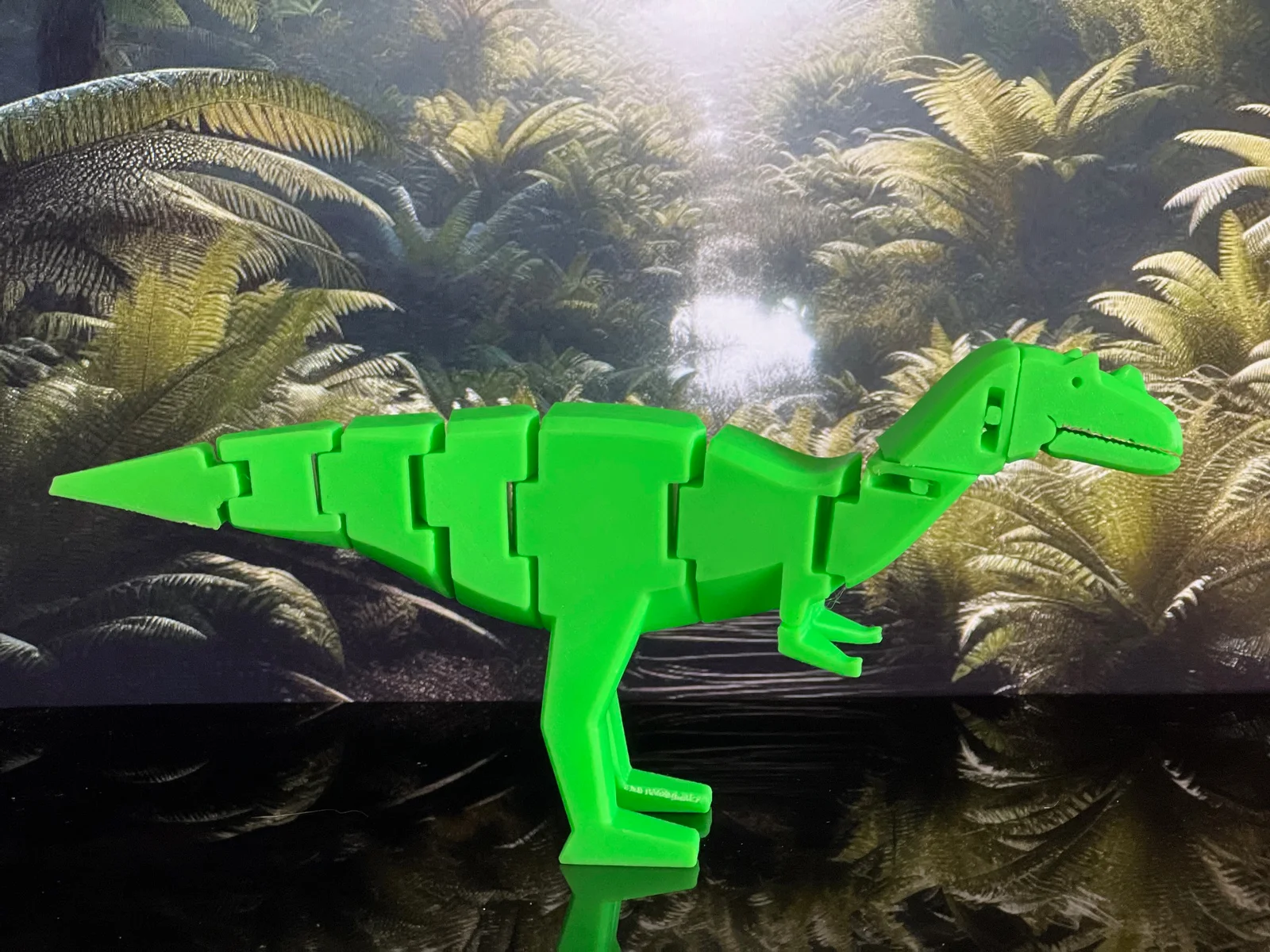 Mô hình khủng long Ceratosaurus Ellioti in liền khối, khớp… 1