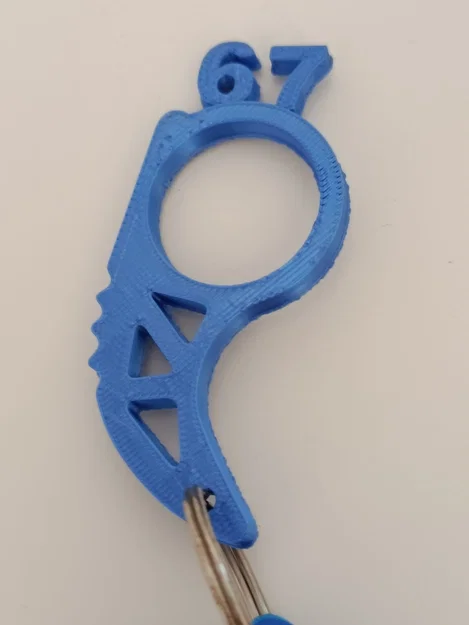 Móc khóa Keyrambit số 67 in 3D cực chất và cá tính - Image 1