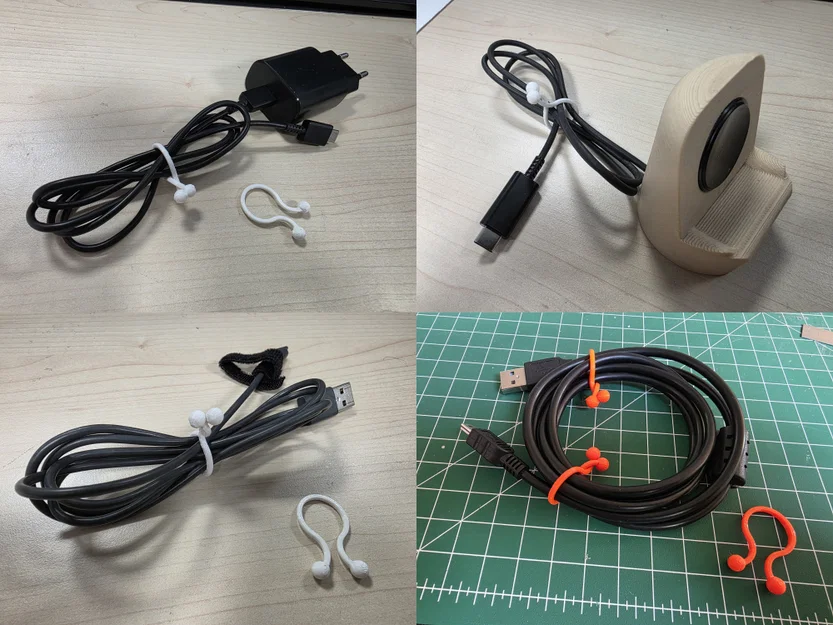 Kẹp cố định dây cáp thông minh - Giải pháp gọn gàng góc làm việc - Image 1