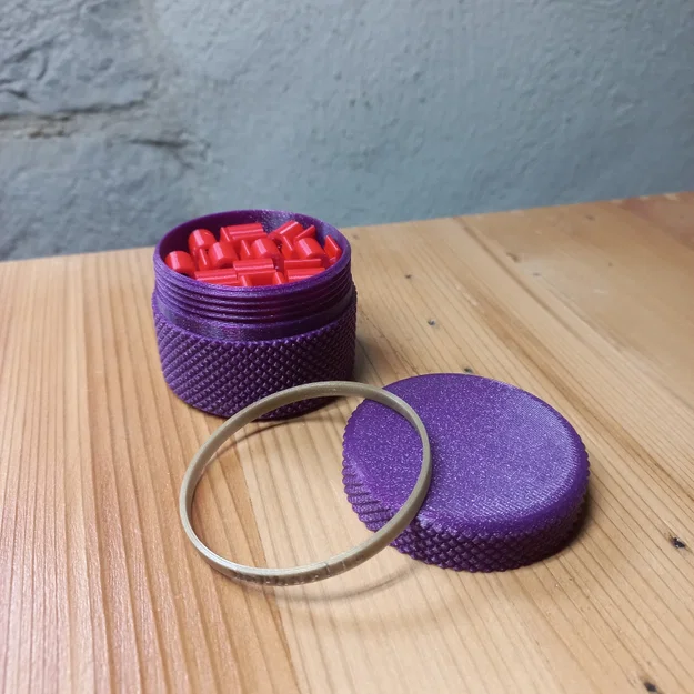 Hộp Knurled có nắp - Tùy chỉnh kích thước - Image 2