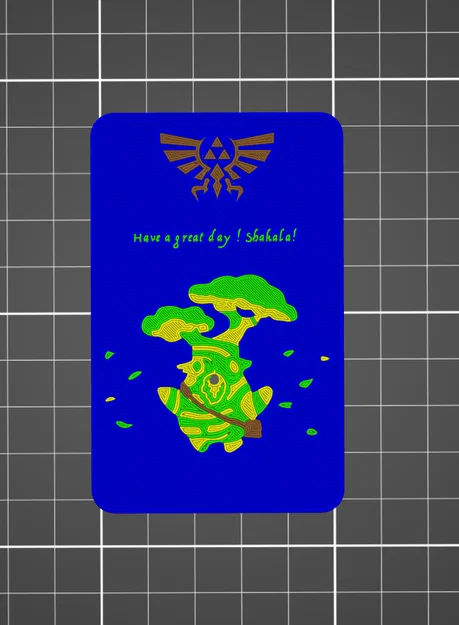 Thẻ Hestu (Hestu Card) in 3D - Món quà nhỏ xinh cho fan Zelda - Image 3