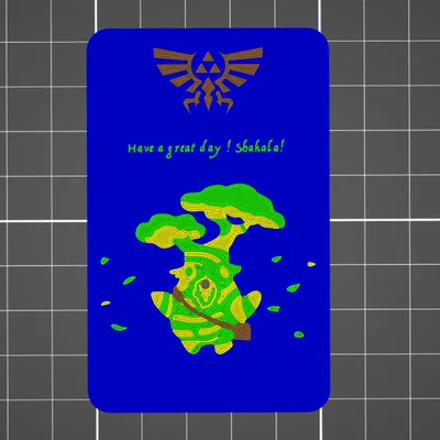 Thẻ Hestu (Hestu Card) in 3D - Món quà nhỏ xinh cho fan Zelda