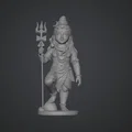 Mô hình 3D Thần Shiva (Shiva Deity) - Tượng trang trí tinh xảo - Thumbnail 2