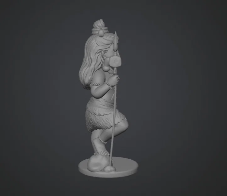 Mô hình 3D Thần Shiva (Shiva Deity) - Tượng trang trí tinh xảo - Image 4