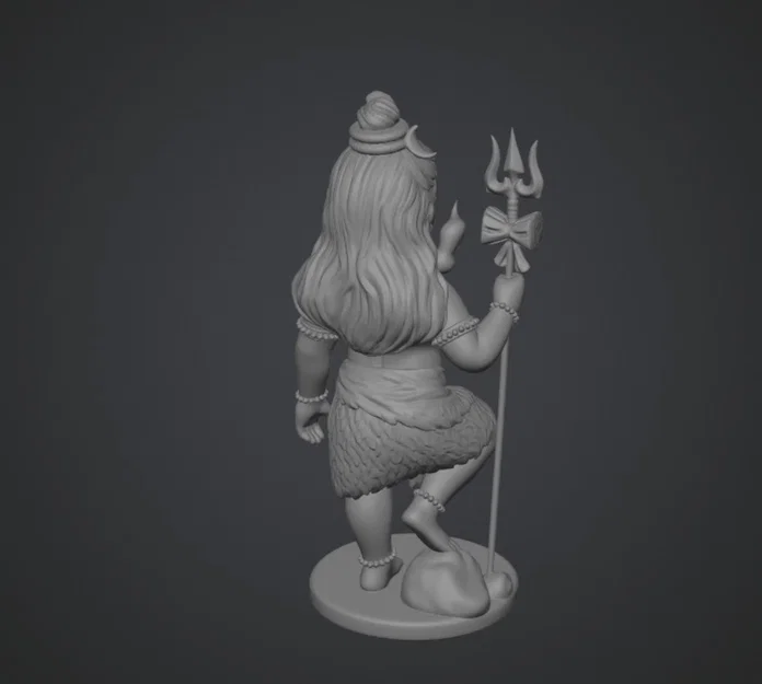 Mô hình 3D Thần Shiva (Shiva Deity) - Tượng trang trí tinh xảo - Image 5